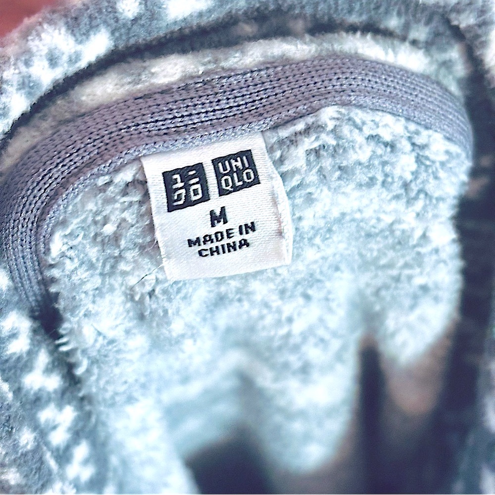 Uniqlo - Fleece Scandi Pattern Zip Front Jacket Women’s Medium HOST PICK❄️❄️❄️❄️ - Picture 6 of 6
